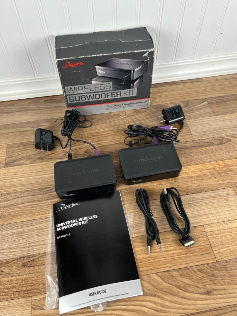 Rocketfish Wireless Subwoofer Sender/Receiver Kit Complete RF-WSW312 W/ Box - Picture 7 of 16